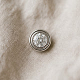 Silver Bezel Round Diamond Pendant_17