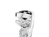 Silver Bezel Set Fancy Black Cushion Cut Diamond Split Shank Ring_41