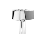 Silver Bezel Set Fancy Yellow Pear Cut Solitaire Engagement Ring with Classic Band_11