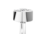 Silver Bezel Set Round Solitaire Engagement Ring with Classic Band_79
