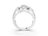 Silver Cushion Cut Cut Halo Split Shank Prong Set Ring_10