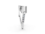 Silver Fancy Black Asscher Cut Solitaire Tension-Set Diamond Split Shank Ring_20