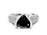 Silver Fancy Black Heart Cut Cut Diamond Channel Set Pave Band with Tension Prong Setting_6