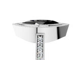 Silver Fancy Black Marquise Cut-Cut Diamond Halo Engagement Ring with Pave Band and Prong Setting_11