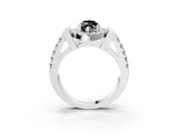 Silver Fancy Black Marquise Cut Cut Halo Split Shank Prong Set Ring_33