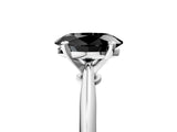 Silver Fancy Black Oval Cut Diamond Solitaire Engagement Ring with Classic Band and Four-Prong Setting_17