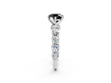 Silver Fancy Black Round Cut Diamond Side Stone Engagement Ring with Four-Prong Setting_20