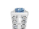 Silver Fancy Blue Cushion Cut Cut Halo Split Shank Prong Set Ring_41