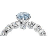 Silver Fancy Blue Marquise Cut Diamond Side Stone Engagement Ring with Four-Prong Setting_28