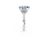 Silver Fancy Blue Marquise Cut Solitaire Split Shank Pave Diamond Engagement Ring with Four-Prong Setting_80