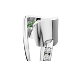 Silver Fancy Green Radiant Cut Solitaire Tension-Set Diamond Split Shank Ring_11