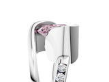 Silver Fancy Pink Heart Cut Solitaire Tension-Set Diamond Split Shank Ring_35