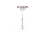 Silver Fancy Pink Marquise Cut Solitaire Diamond Ring with Six-Prong Setting and Classic Band_41