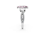 Silver Fancy Pink Marquise Cut Solitaire Twist Pave Diamond Engagement Ring with Prong Setting_68