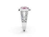 Silver Fancy Pink Pear Cut Cut Halo Split Shank Prong Set Ring_8