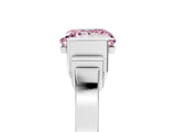 Silver Fancy Pink Princess Cut Brilliant Solitaire Diamond Ring with Channel Set Band and Bar Prong Setting_11