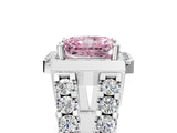 Silver Fancy Pink Radiant Cut Cut Halo Split Shank Prong Set Ring_11
