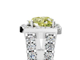 Silver Fancy Yellow Heart Cut Cut Halo Split Shank Prong Set Ring_17