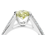 Silver Fancy Yellow Marquise Cut Cut Diamond Channel Set Pave Band with Tension Prong Setting_10