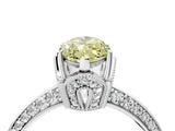Silver Fancy Yellow Marquise Cut Solitaire Split Shank Pave Diamond Engagement Ring with Four-Prong Setting_64