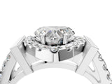 Silver Heart Cut Cut Halo Split Shank Prong Set Ring_11