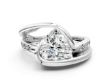 Silver Heart Cut Solitaire Tension-Set Diamond Split Shank Ring_25