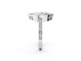 Silver Marquise Cut Cut Halo Pavé Diamond Ring_15
