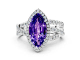Silver Marquise Cut Cut Halo Split Shank Prong Setting Ring_30