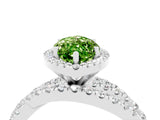 Silver Marquise Cut Cut Halo Split Shank Prong Setting Ring_34
