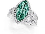 Silver Marquise Cut Cut Halo Split Shank Prong Setting Ring_43