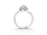 Silver Marquise Cut Diamond Double Halo Ring with Split Shank and Four-Prong Setting_22