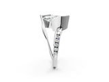 Silver Marquise Cut Solitaire Tension-Set Diamond Split Shank Ring_27