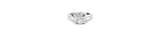 Silver Marquise Solitaire Diamond Ring with Six-Prong Setting and Classic Band_1780
