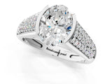 Silver Oval Cut Cut Diamond Channel Set Pave Band with Tension Prong Setting_8
