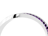 Silver Pavé Round Amethyst Twist Band_4