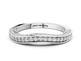 Silver Pavé Round Diamond Curved Band_14