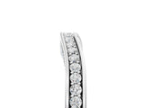 Silver Pavé Round Diamond Curved Band_19