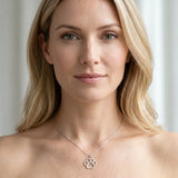 Silver Pavé Round Diamond Paw Pendant_13