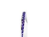 Silver Pavé Round Tanzanite Twist Band_5
