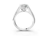 Silver Princess Cut Cut Diamond Channel Set Pave Band with Tension Prong Setting_10