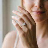 Silver Princess Cut Diamond Solitaire Engagement Ring with Twisted Pavé Band and Four-Prong Setting_88