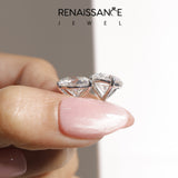 Silver Round Brilliant Diamond Martini Stud Earrings_24