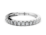 Silver Round Cut Diamond Pavé Eternity Band with Micro Prong Setting_56