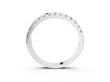 Silver Round Cut Diamond Pavé Eternity Band with Micro Prong Setting_59