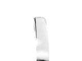 Silver Round Diamond Bypass Solitaire Band with Bezel Setting_19