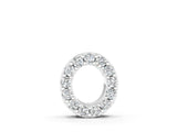 Silver Round Pave Diamond Open Circle Pendant_5