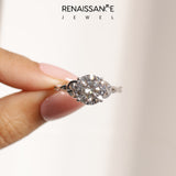 Silver 0.29 Carat E VVS2 Round Diamond Solitaire Engagement Ring with Celtic Knot Band and Four-Prong Setting