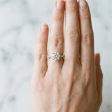 Silver Round Solitaire Twisted Pave Band with Four-Prong Setting_35