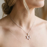 Silver Silver Star of David Pendant