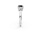 Silver Three-Stone Fancy Black Cushion Cut Cut Diamond Ring with Channel Set Band and Four-Prong Setting_32